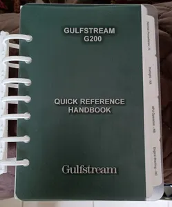 Gulfstream G200 Quick Reference Handbook